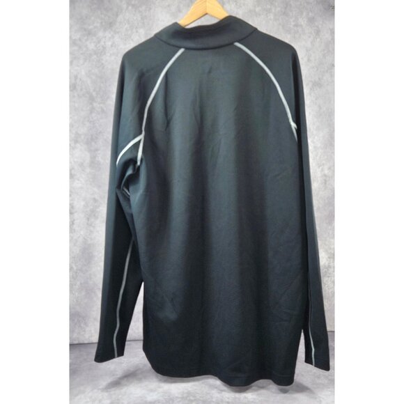 Under Armour Men's Fit Ted Cold Gear Collar Neck Long Sleeve Shirt Black 2XL - Picture 6 of 8